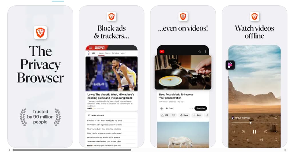 Brave 広告ブロックブラウザの主な特徴