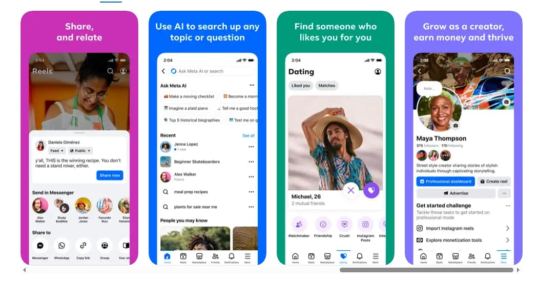 Facebook アプリをおすすめしたい人