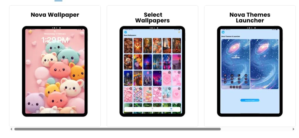 Nova Launcher ホームの主な機能